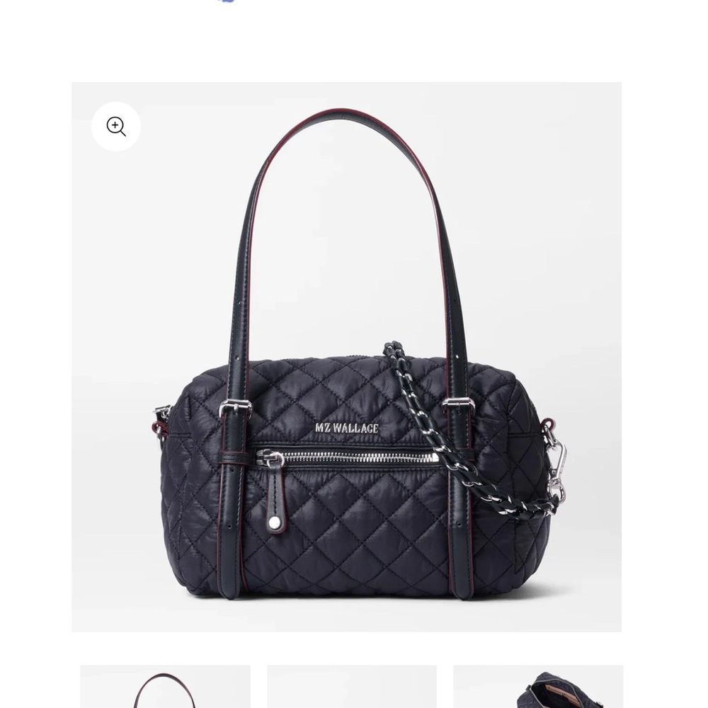 MZ Wallace Small Barrel Tote. Black